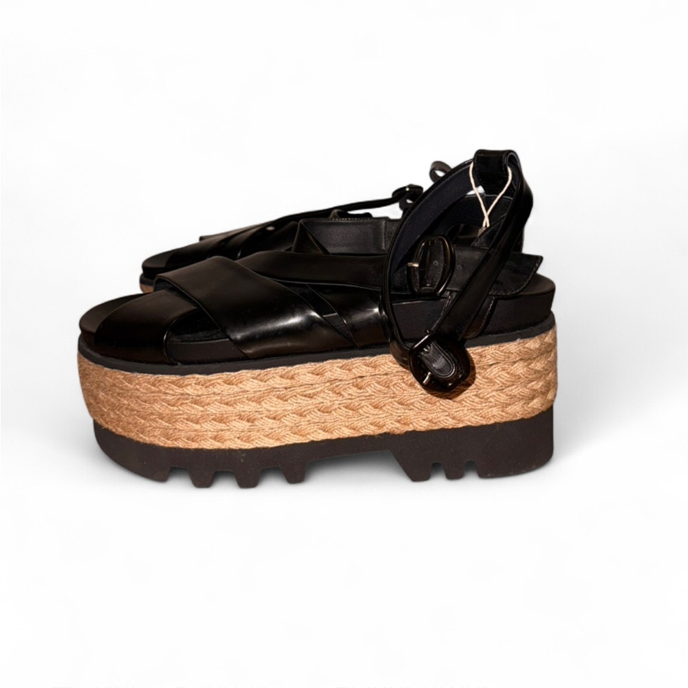 Simone Rocha Leather Platform Sandals - image 4